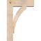 Ekena Millwork Thorton Block Smooth Bracket w/ Offset Brace, Douglas Fir, 7 1/2"W x 24"D x 36"H BKT0806X24X36THR05SDF - alternate 3